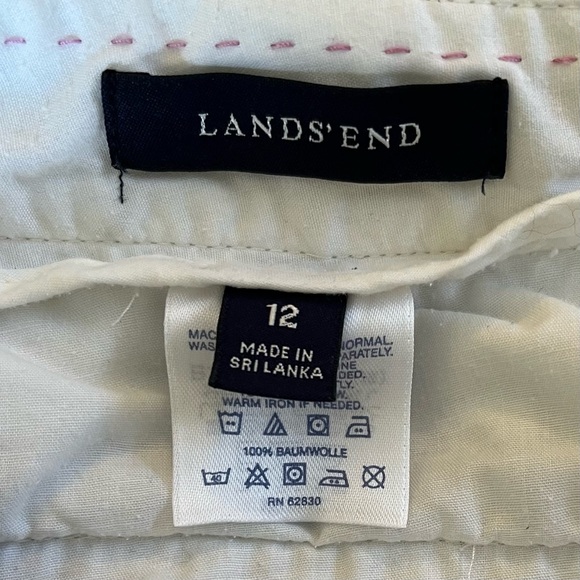 Lands' End Women's Khaki Short 12 - Picture 4 of 4